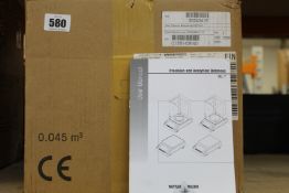 A Mettler Toledo precision analytical balance scales.