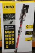 Three new Zanussi Red Z8 Complete Clean cordless rechargeable 400W, 0.05L foldable vacuum