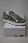 A pair of as new Jimmy Choo Hawaii sneakers (EU 40.5).