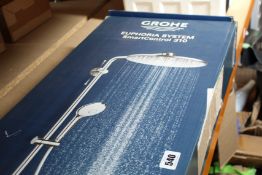 A Grohe Euphoria System SmartControl 310 Shower System - Chrome.