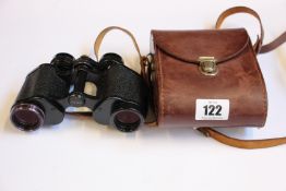 A pair of Carl Zeiss Jena 8x30W binoculars with original case.