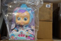 Eight boxed as new Cry Babies Fantasy Tina children's dolls.