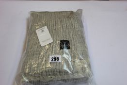 Three as new Klippan Duo Woven Linen/Cotton Throws in grey (130 x 170).