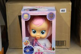 Eight boxed as new Cry Babies Good Night Coney children's dolls.
