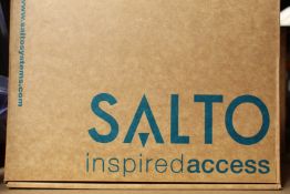 A boxed as new Salto Systems XS4 One wireless smart door system.