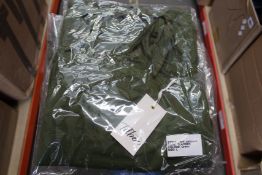 Seven as new Tilbea London Fern maternity jumpsuits in green (All L).