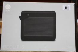 A pre-owned Bang & Olufsen Beolit 15 portable speaker in black.