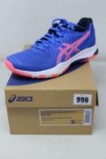 A pair of women's as new Asics Gel Netburner Ballistic FF 2 (UK 8).