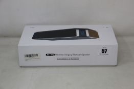 Four as new hi-fly wireless charging Bluetooth speakers.