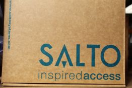 A boxed as new Salto Systems XS4 One wireless smart door system.