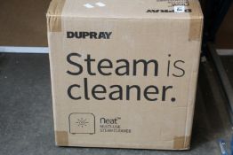 A boxed as new Dupray Neat multi-use steam cleaner.