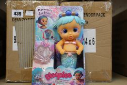 Twelve boxed as new Bloopies Mermaid lovely children's dolls.