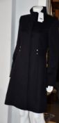 A women's as new Hugo Boss Casenosa coat (UK 8).