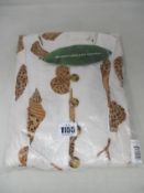 An as new Farm Rio leopard shell matelassé romper (S - RRP $195).
