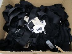 Twenty two as new Love Stories Love Lace bralettes in black (Assorted sizes- RRP £50 each).