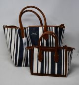 An as new Ralph Lauren tote bag with small matching handbag.