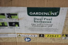 A Gardenline Dual Fuel BBQ.
