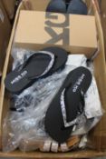 Twenty pairs of assorted Miss KG Kurt Geiger sandals/footwear (Assorted sizes).