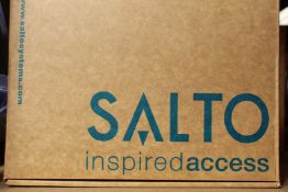 A boxed as new Salto Systems XS4 One wireless smart door system.