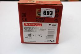 Two boxes of as new Sparky professional angle grinders (M750).