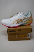 A pair of women's as new Asics Solution Speed FF 2 Clay L.E. trainers (UK 7).