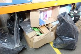 A quantity of miscellaneous items to include dog collars, cups, spray cans, phone cases and Nature