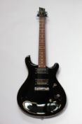 A Harley Benton CST-24BK Electric Guitar (B-Stock).