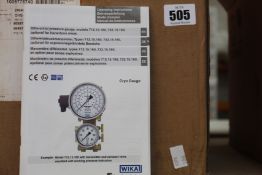 An as new Wikai Differential Pressure Gauge 712.15.160.