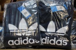 Ten as new Adidas Trefoil hoodies (L).