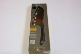 Four boxed as new Robert Welch Signature Deep 17cm Santoku Knives - Dicing (Over 18s only).