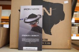 A boxed as new Iron Neck - Advanced Neck Strength Training Device and Rehabilitation Machine.