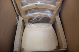 An as new Marlow Home Co. walraven dining chair in Gold.