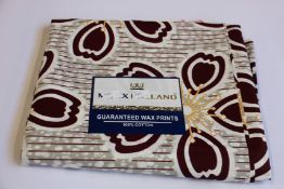 Twenty five as new Mitex Holland Guaranteed Wax Prints in various designs.