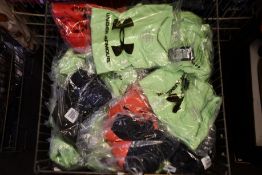 A quantity of assorted as new Under Armour sportswear and accessories.