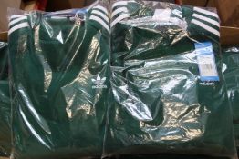 Fourteen as new Adidas 3-Stripe Crew sweatshirts (M).