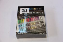 Twelve sets of thirty Tooli-Art Acrylic Paint Pens (0.7mm Extra Fine Tip).
