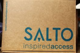 A boxed as new Salto Systems XS4 One wireless smart door system.