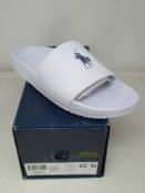 Seven pairs of as new Ralph Lauren Cayson slides (All UK 8).