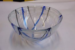 Two as new Kosta Boda Contrast White Bowls designed by Anna Ehrner.