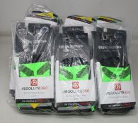 A quantity of as new Absolute 360 Be Seen Performance running socks (Approximately 40 pairs).
