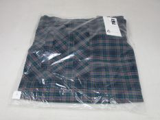 A pair of as new Chloe Nardin green tartan shorts (S - RRP £275).