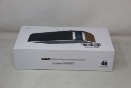 Four as new hi-fly wireless charging Bluetooth speakers.