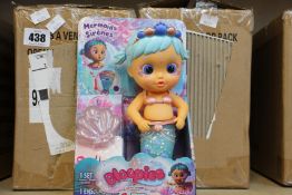 Twelve boxed as new Bloopies Mermaid lovely children's dolls.