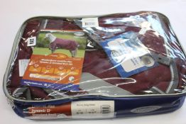 Two as new Weatherbeeta ComFiTec Ultra Cozi II Detach-A-Neck medium turnout rug.