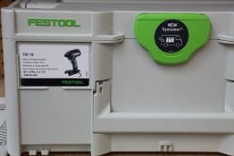 A Festool 576483 18V 2x3.1Ah TID Plus Impact Drill.