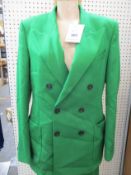 An as new Givenchy suit jacket in green (EU 50 - RRP £1235).