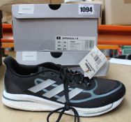 Two pairs of as new Adidas Supernova + M trainers (UK 10).