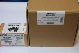 Six Anton Bauer Titon Micro Batteries (45, 90 and 150 V-Mount all x 2) and various charging