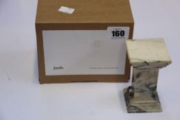 A boxed as new Jamb Marble Candlestick.