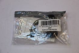 A quantity of as new Trixies Digiflex letter padlocks.